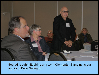 John Stebbins of the Cambridge 7 Assoc., Lynn Clements, and Peter Sollogub, Cambridge 7 Assoc.